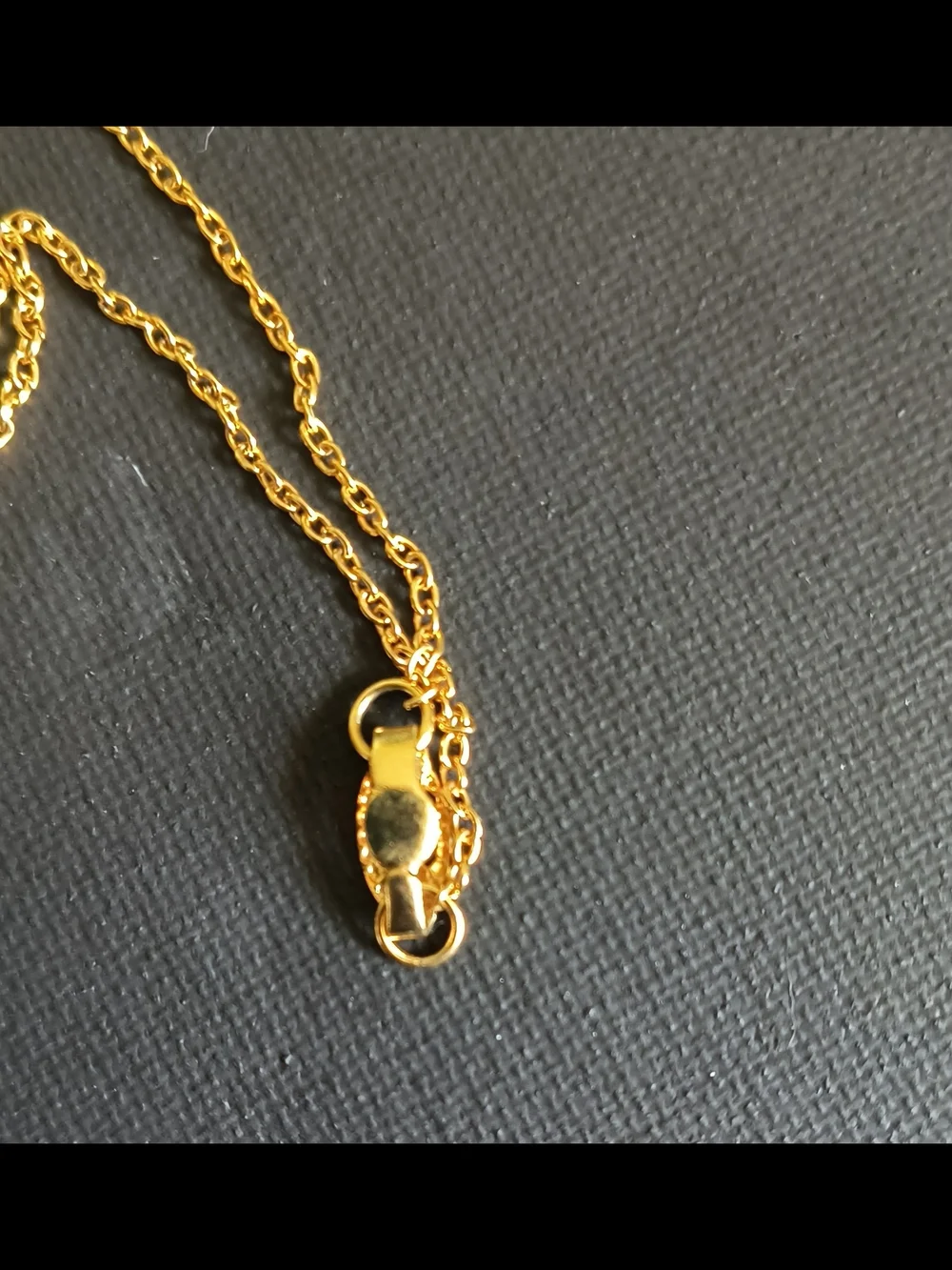 Disney Gold-Tone Necklace with Multicolor Mickey Enamel Charm